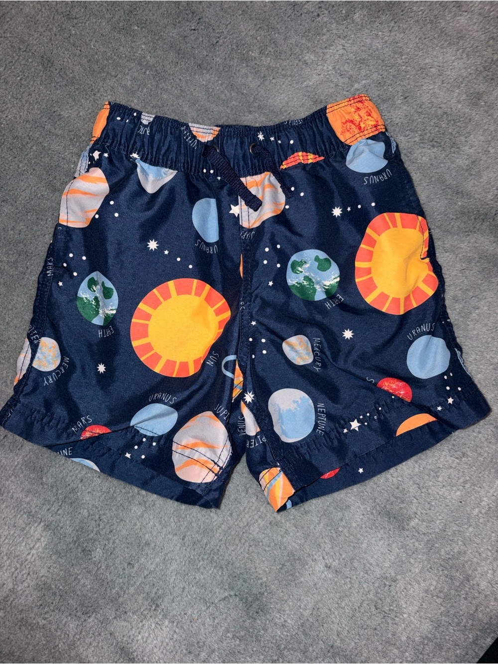 Kids Space-Print Swim Trunks - hanna andersson